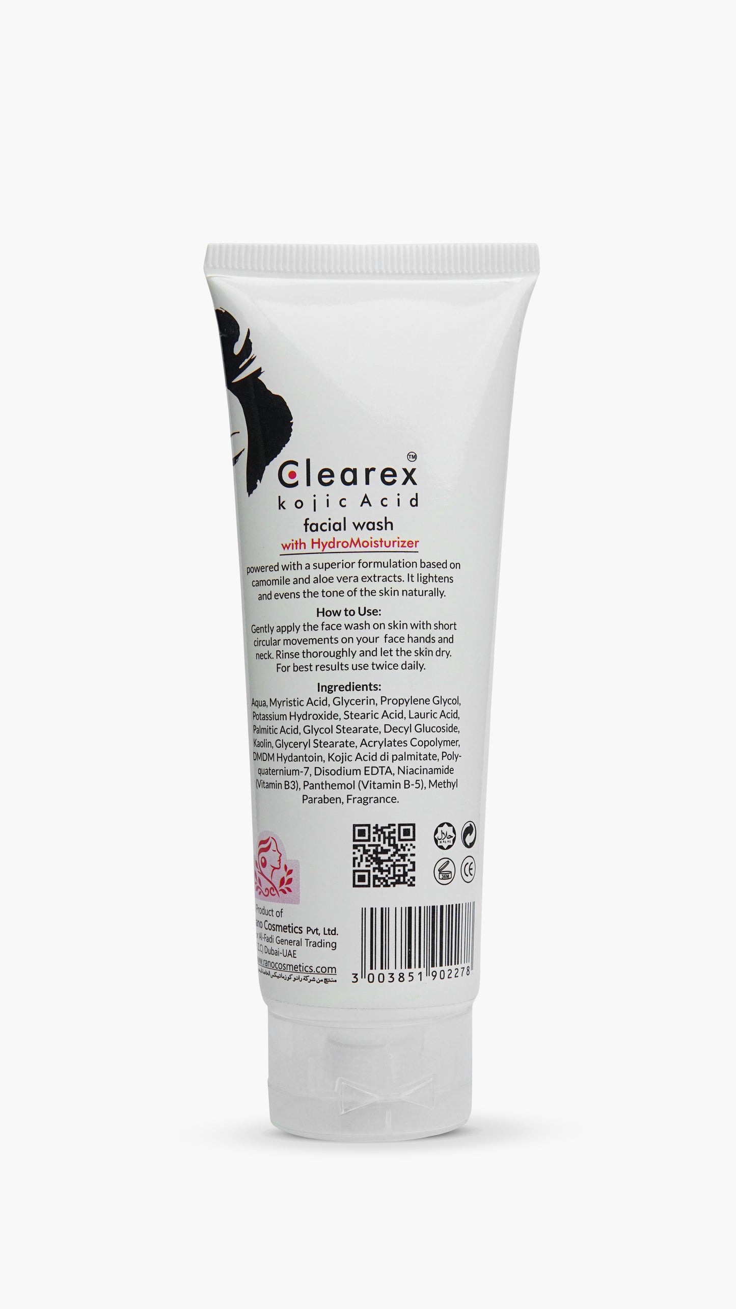 Clearex Kojic Acid Whitening Facial Wash with Hydro Moisturizer