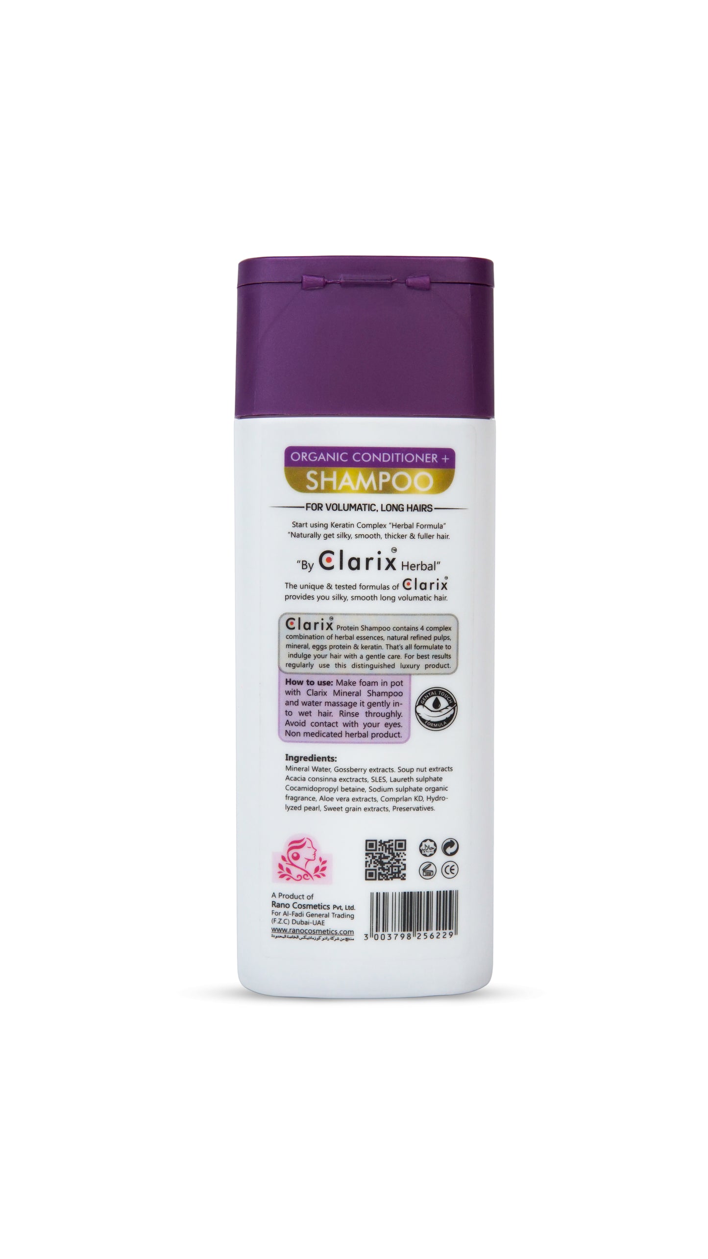 Clarix Keratin Color Protect Protein Shampoo - Sulphate Free, Organic Conditioner for Volumatic, Long Hair - 250ml