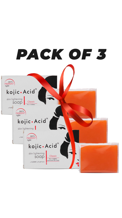 Kojic Acid Skin Lightening Soap (Pack of 3)