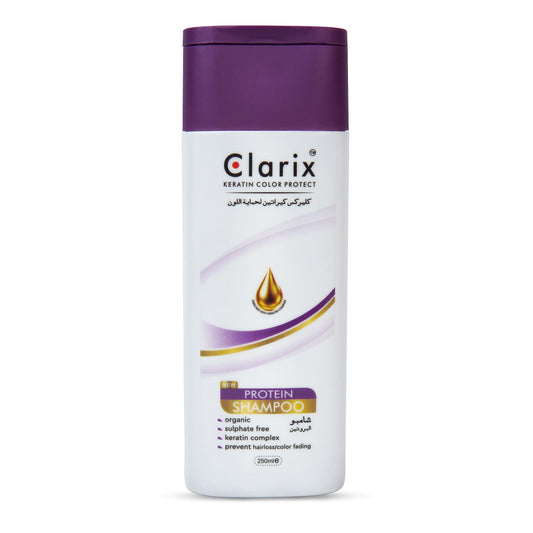 Clarix Keratin Color Protect Protein Shampoo - Sulphate Free, Organic Conditioner for Volumatic, Long Hair - 250ml