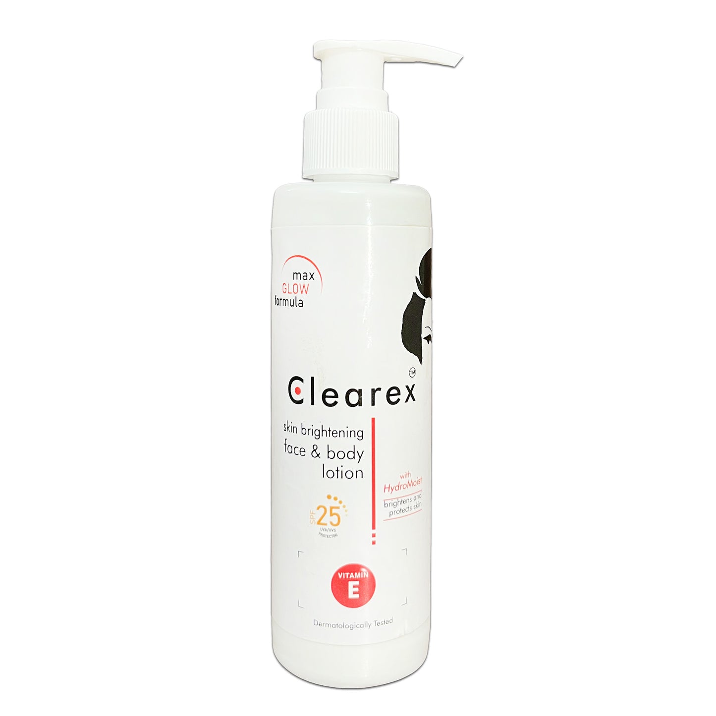 Clearex Vitamin E Skin Brightening Face & Body Lotion with SPF 25 – Deep Moisture & Protection (200ml)